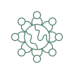 Group coaching anf Thriving Workplaces icon. Workplace wellbeing, mentally fit cultures and sustainable high performance.